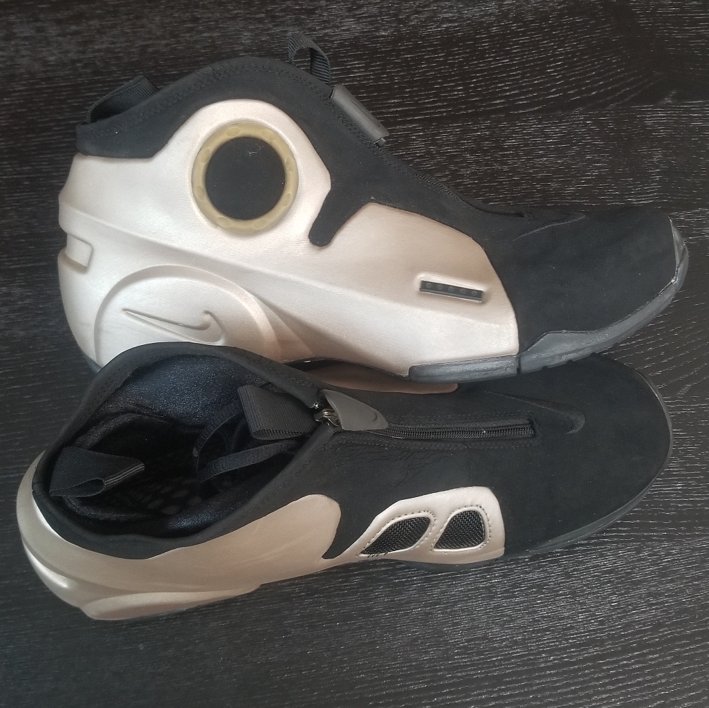 Nike Air Flightposite 2010 Metallic Zinc/Black